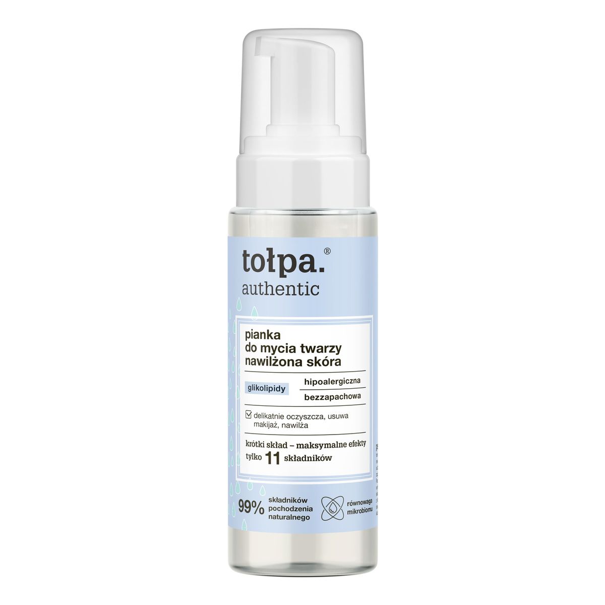 Tołpa Authentic pianka do mycia twarzy-nawilżona skóra 150ml