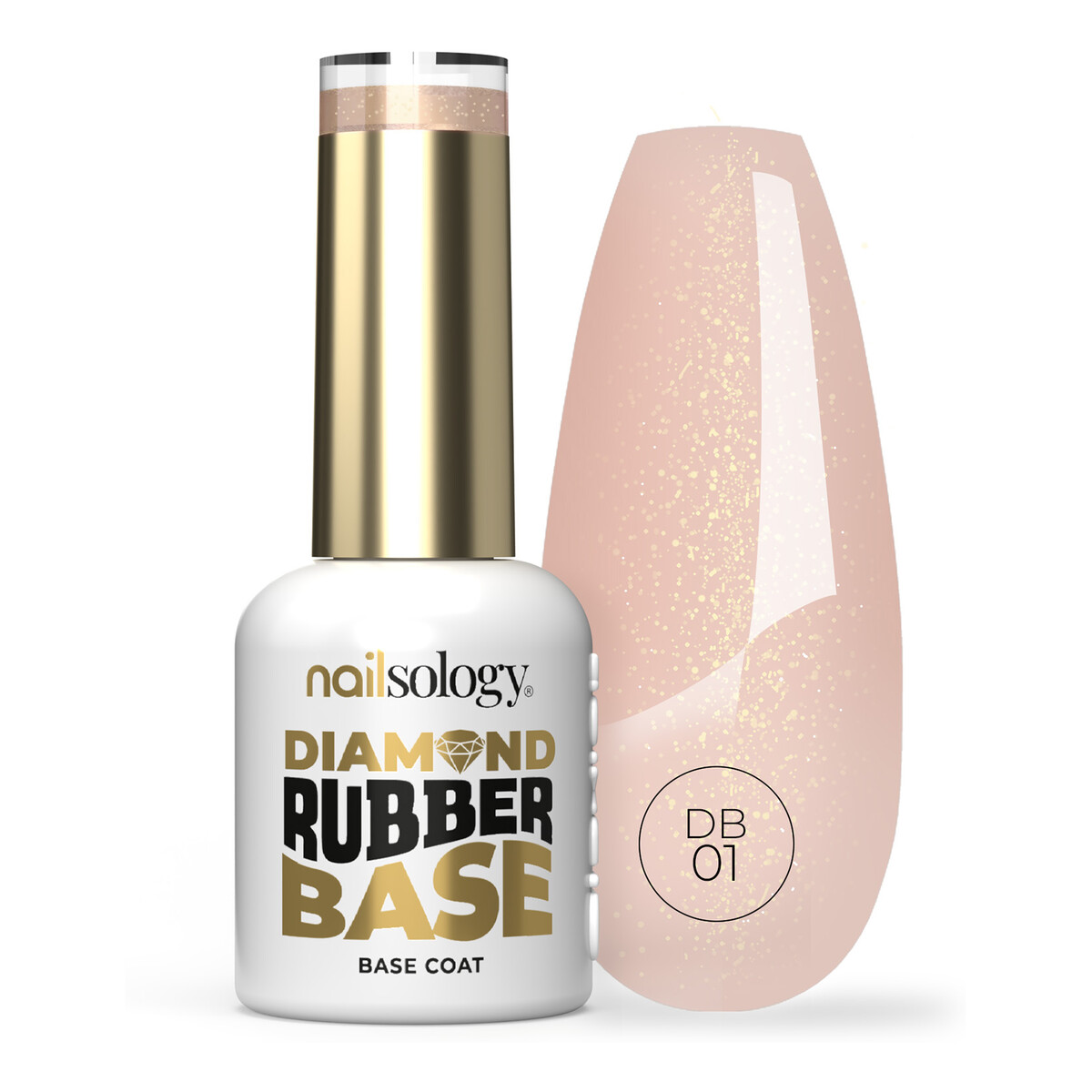 Clavier Diamond Rubber Nailsology Base hybrydowa baza kauczukowa 8ml