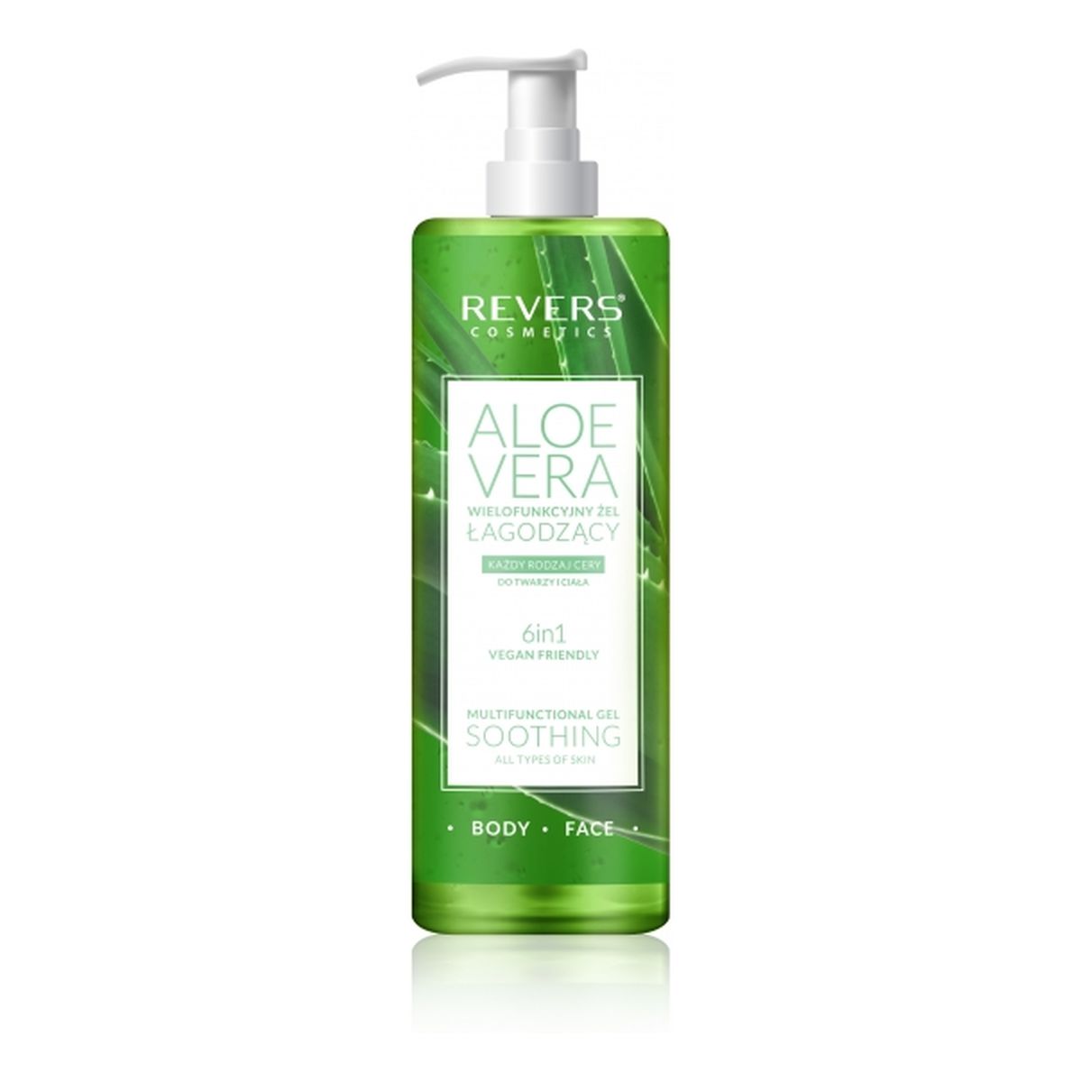 Revers SOOTHING ALOE VERA GEL - 99% Żel Do Twarzy I Ciała 400ml