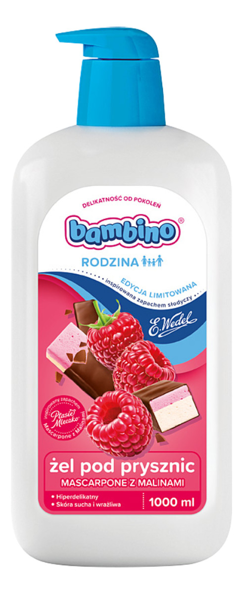 & Wedel żel pod prysznic Mascarpone z Malinami