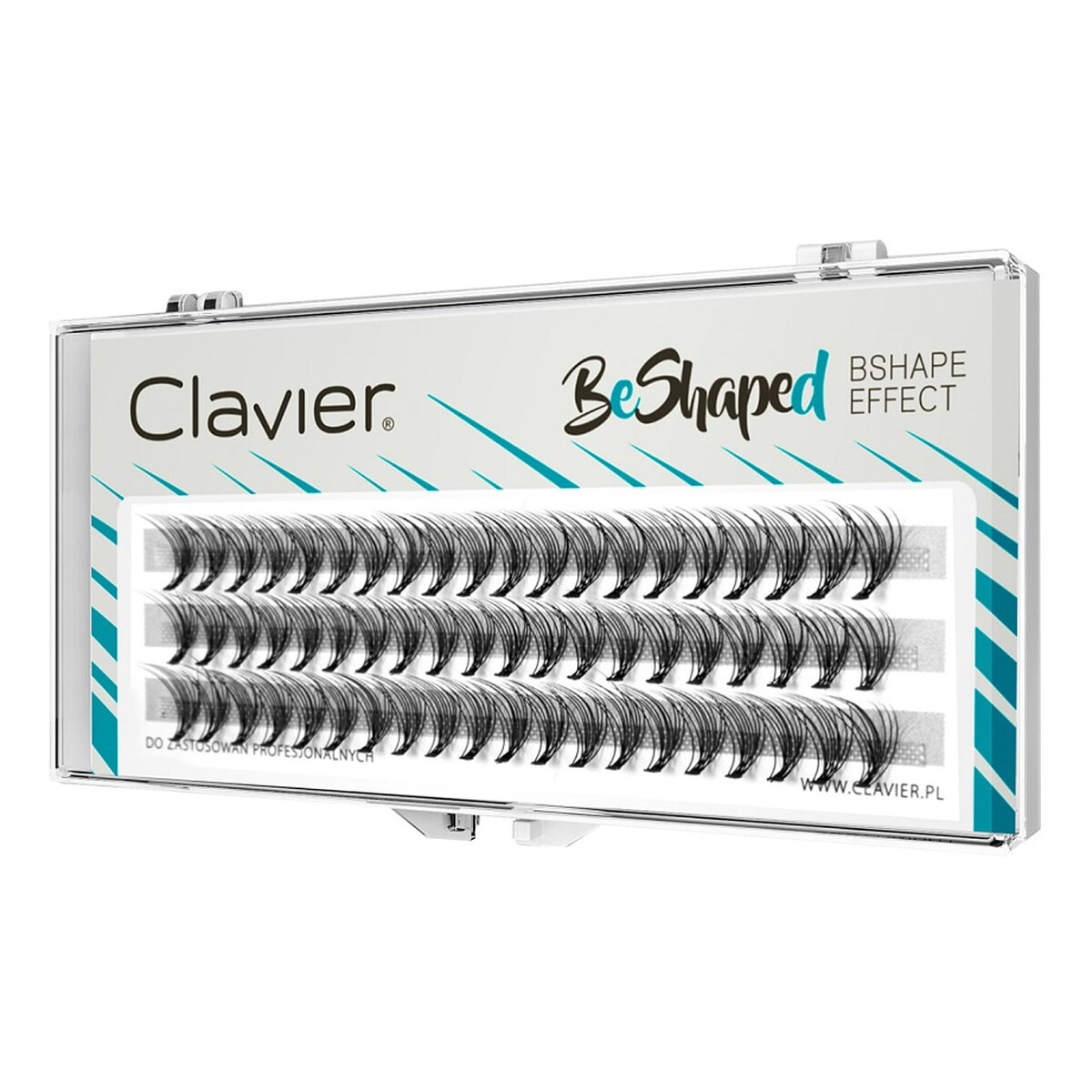 Clavier Beshaped jedwabne kępki rzęs skręt b 10d mix 9-10-11mm