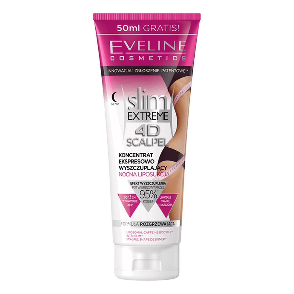 Eveline 4D Slim Extreme Scalpel Koncentrat Do Ciała Nocna Liposukcja 250ml