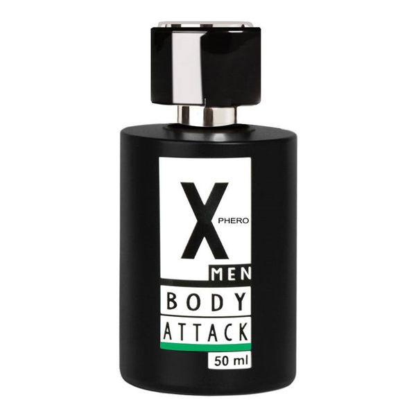 X-Phero Body Attack Green Perfumy z feromonami dla mężczyzn 50ml
