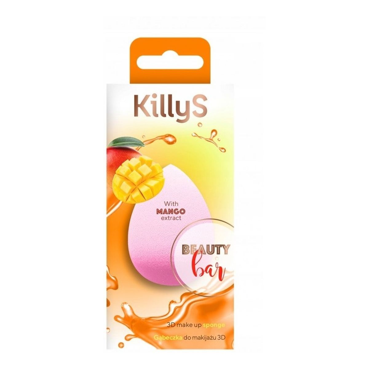 KillyS Beauty bar 3d gąbeczka do makijażu z ekstraktem z mango