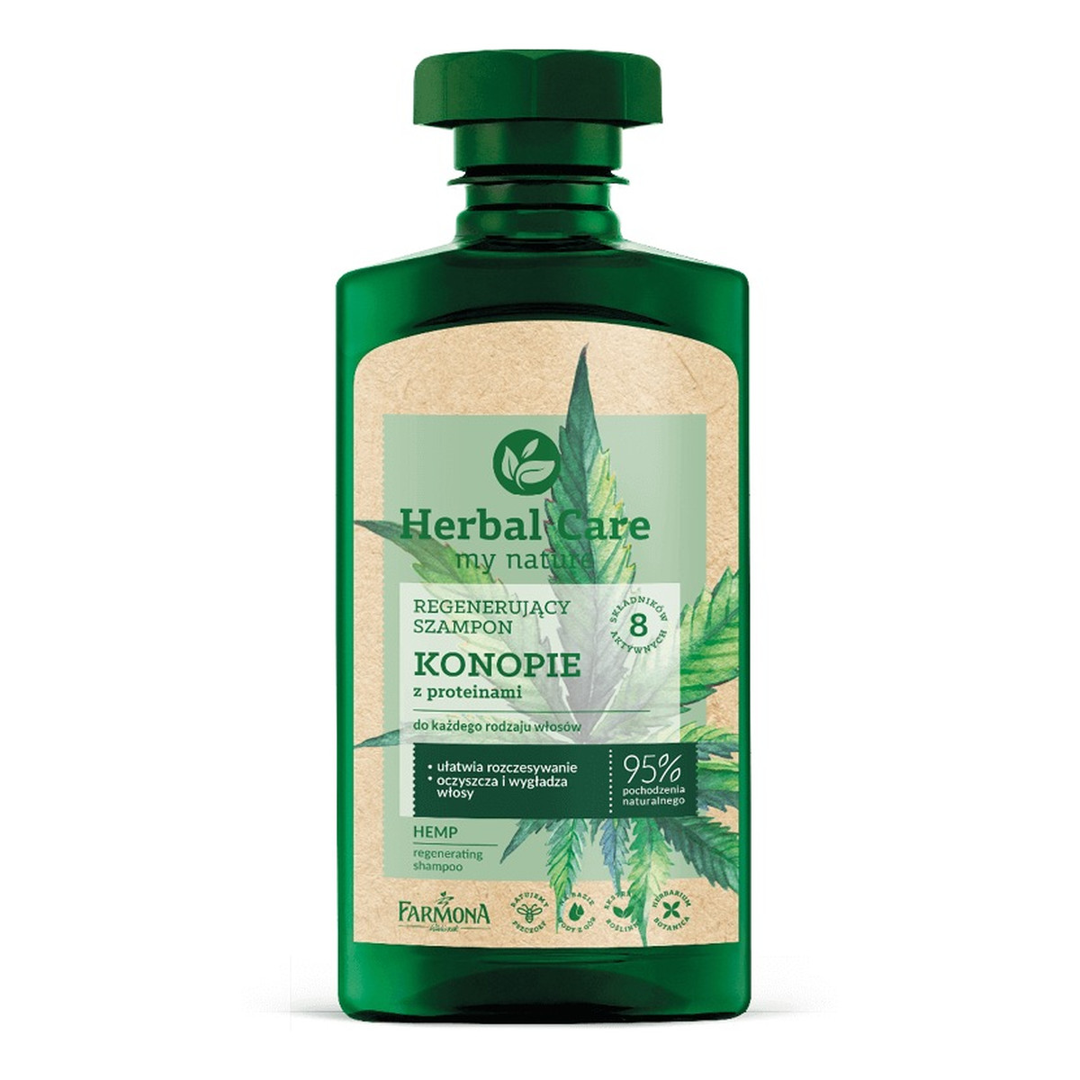 Farmona HERBAL CARE Regenerujący szampon KONOPIE z proteinami