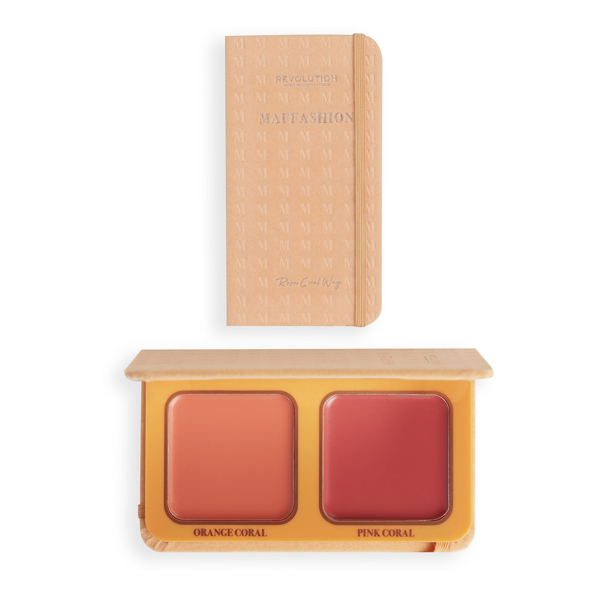 Makeup Revolution X Maffashion Duo Kremowy Róż Rosa Coral Way