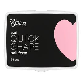 Quick shape nail form mini formy do przedłużania paznokci oval 24szt