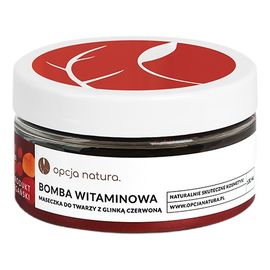 Bomba witaminowa maseczka do twarzy z glinką czerwoną