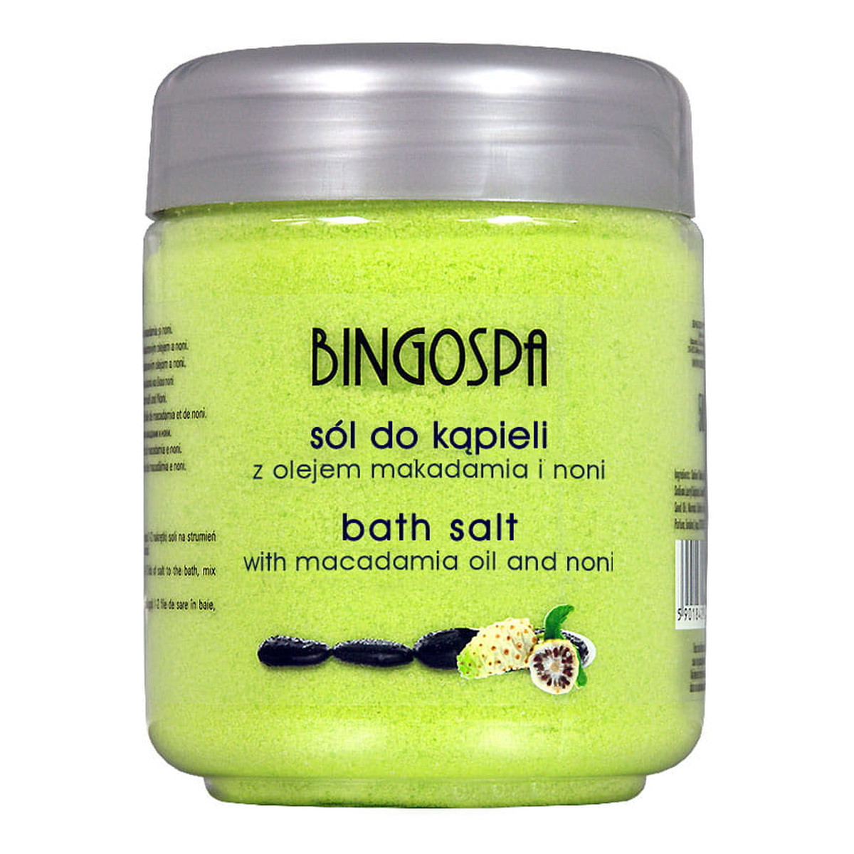 BingoSpa Sól do kąpieli olej macadamia i noni 580g