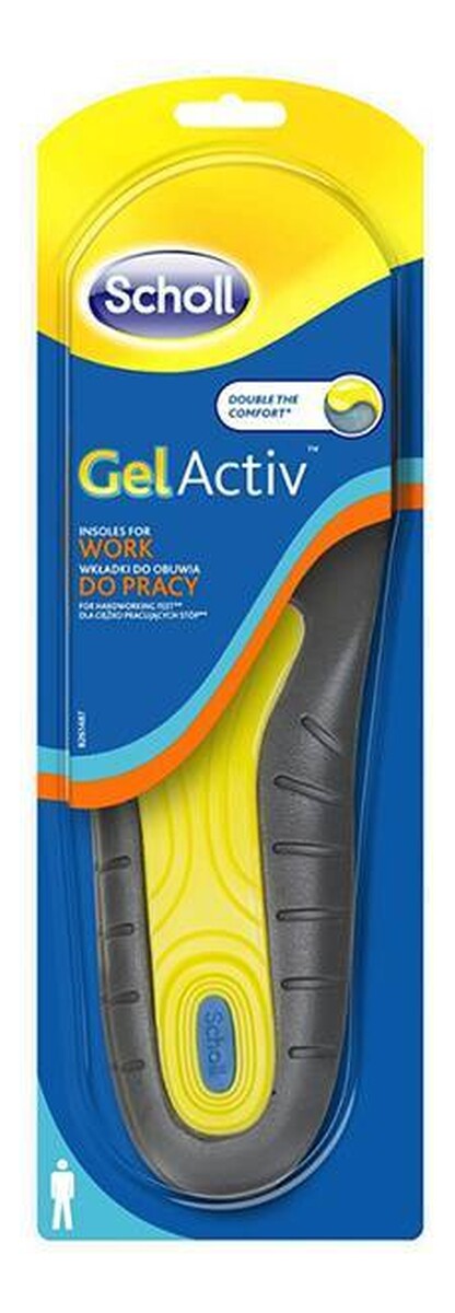 Insoles For Work Wkładki do obuwia do pracy męskie rozmiar 40-46,5