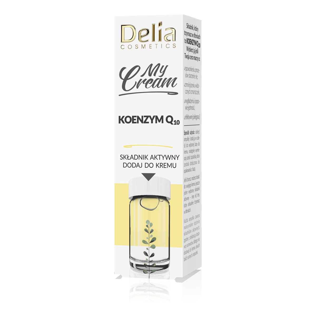 Delia My Cream Składnik aktywny Koenzym Q10 5ml