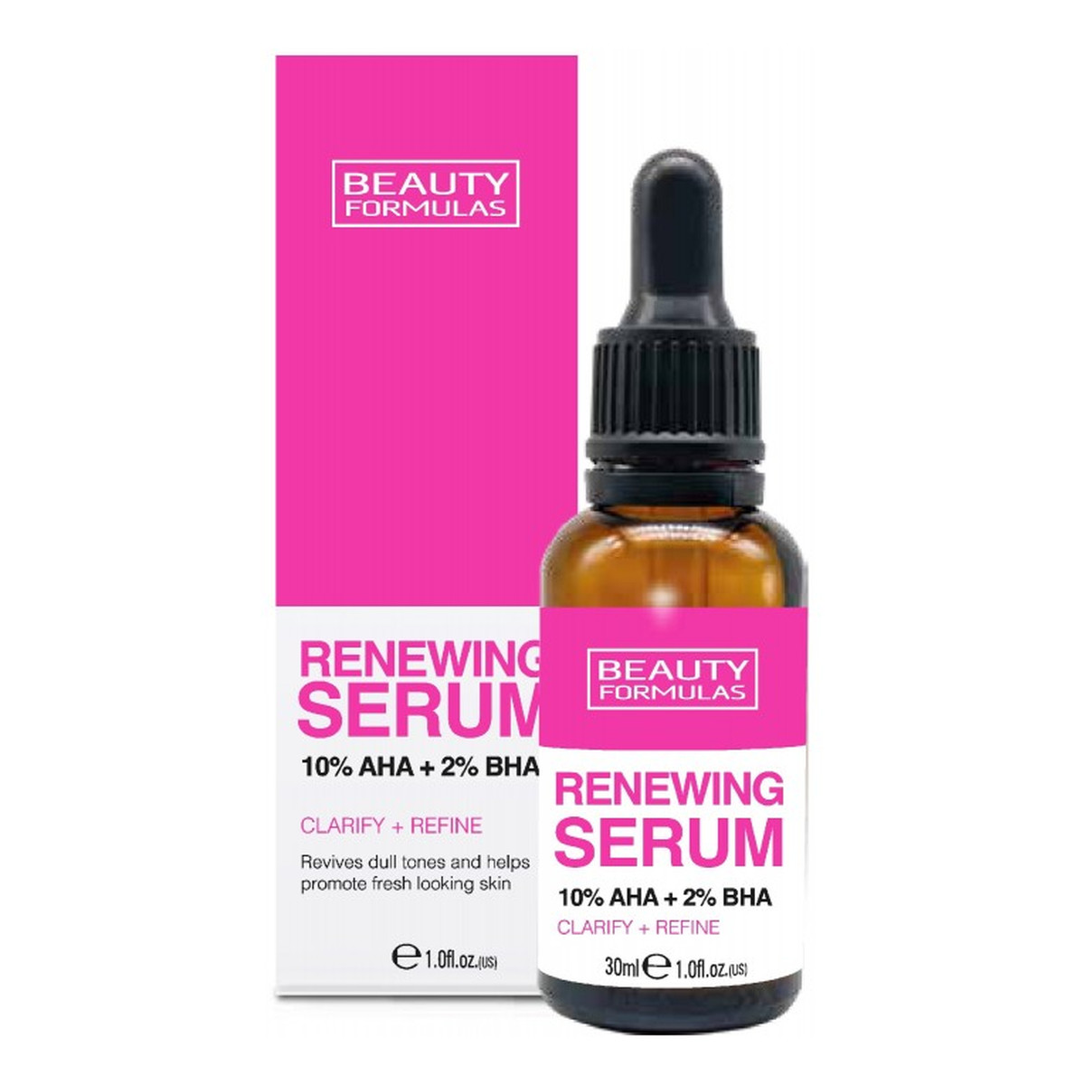 Beauty Formulas Renewing serum odnawiające serum do twarzy 10% aha + 2% bha