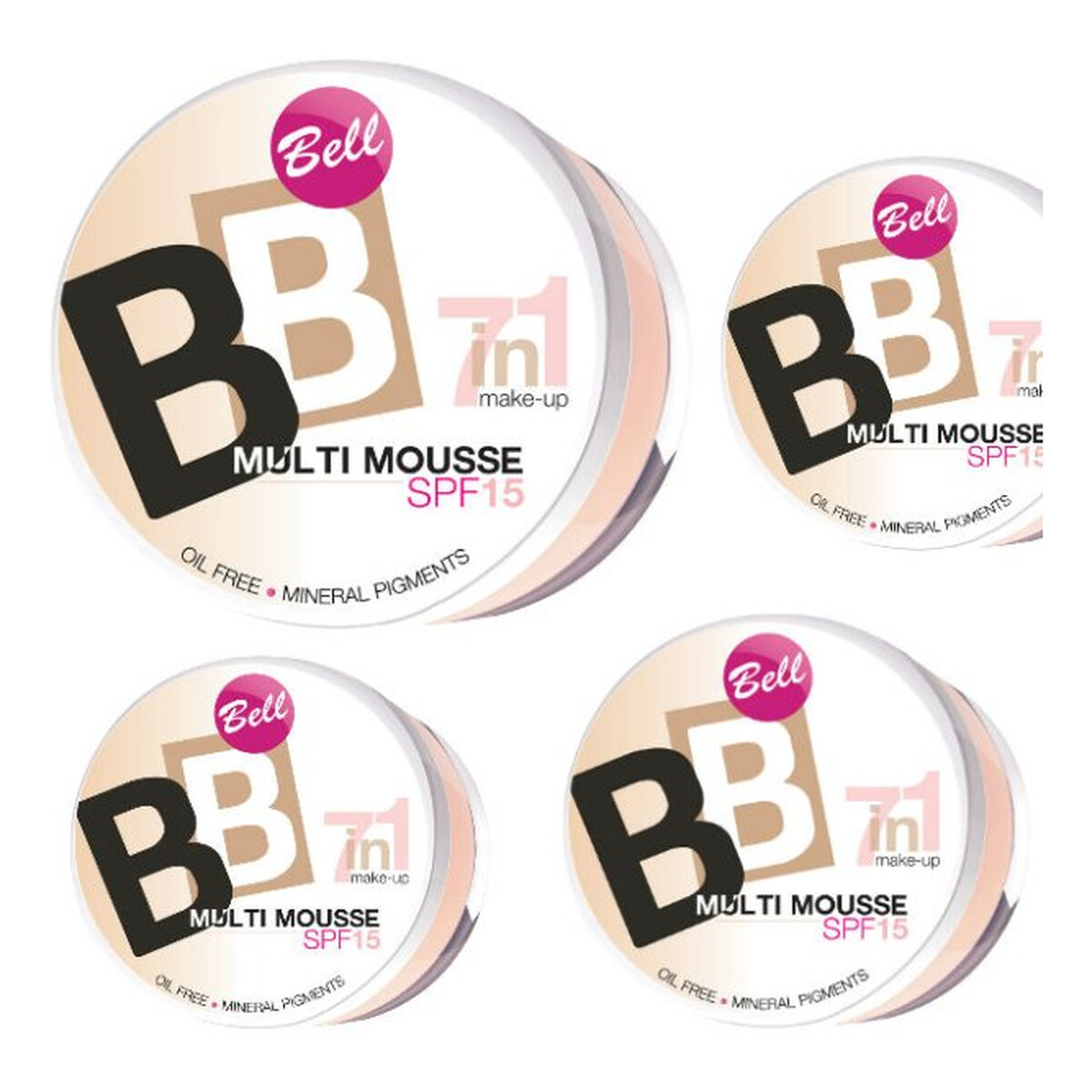 Bell BB 7in1 Multi Mousse SPF15 Podkład w Musie 13g