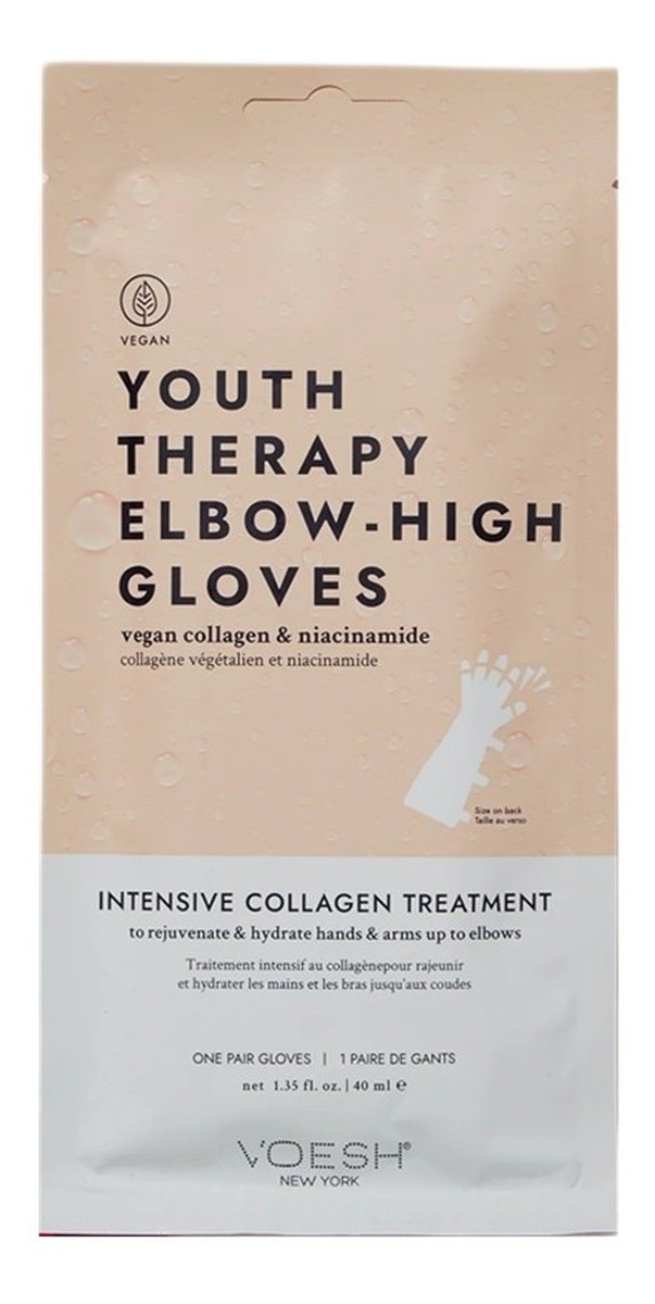 Youth therapy elbow-high gloves długie rękawiczki pielęgnujące z kolagenem 1 para