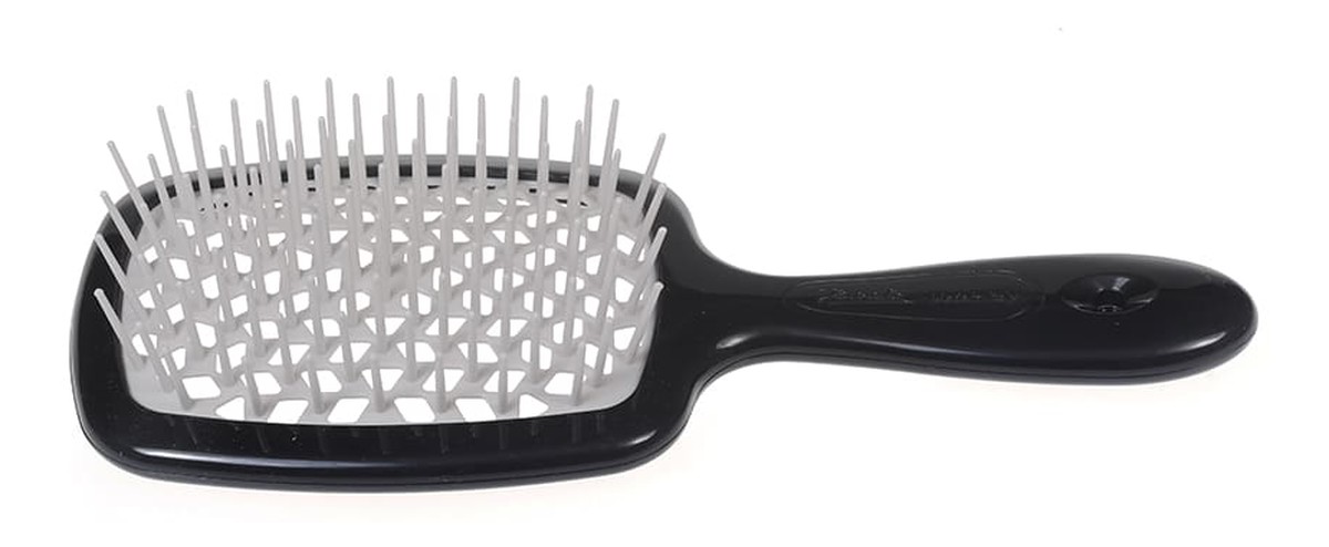 Superbrush szczotka fryzjerska do rozczesywania włosów czarno-szara