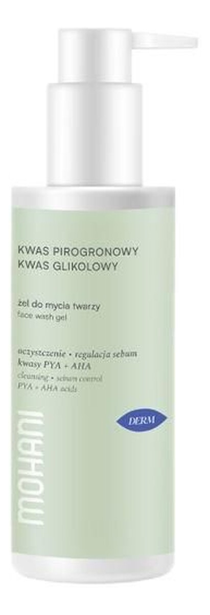 Żel do mycia twarzy z kwasem pirogronowym i glikolowym