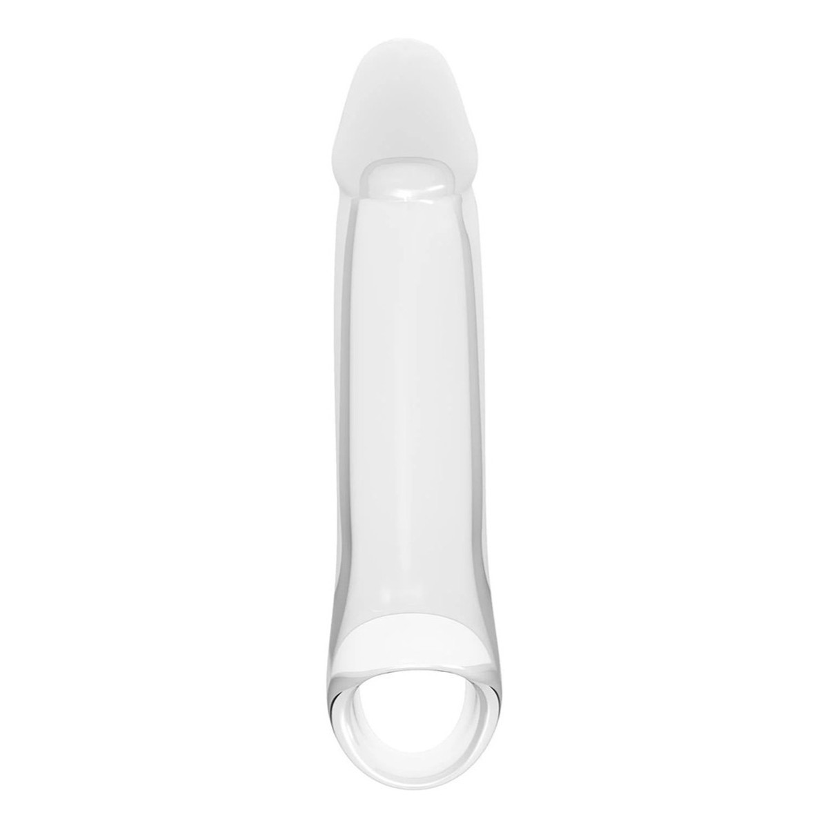Dream Toys Ramrod penis extender with ball strap nakładka wydłużająca penisa clear