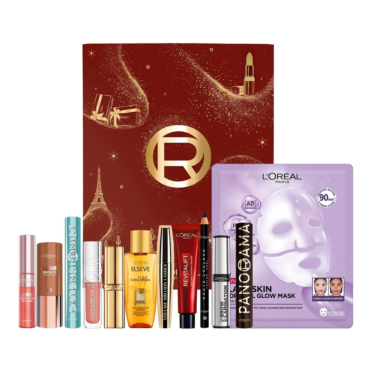 L'Oreal Paris Holidays kalendarz adwentowy 12 produktów
