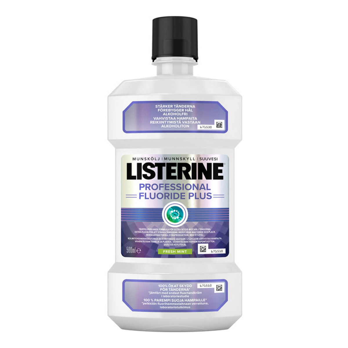 Listerine Professional fluoride plus płyn do płukania jamy ustnej fresh mint 500ml
