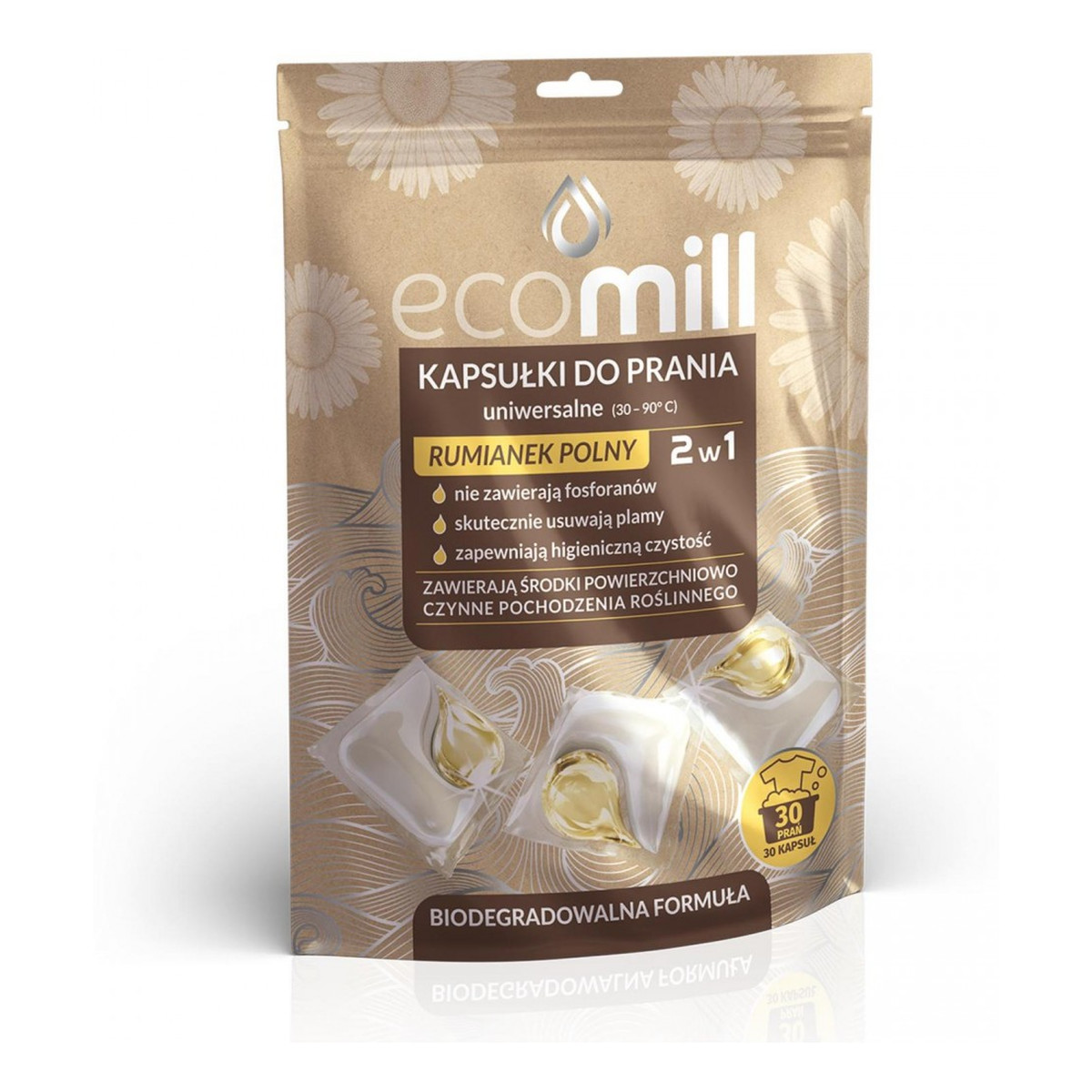 Mill EcoMill kapsułki do prania 2w1 Rumianek Polny 30szt