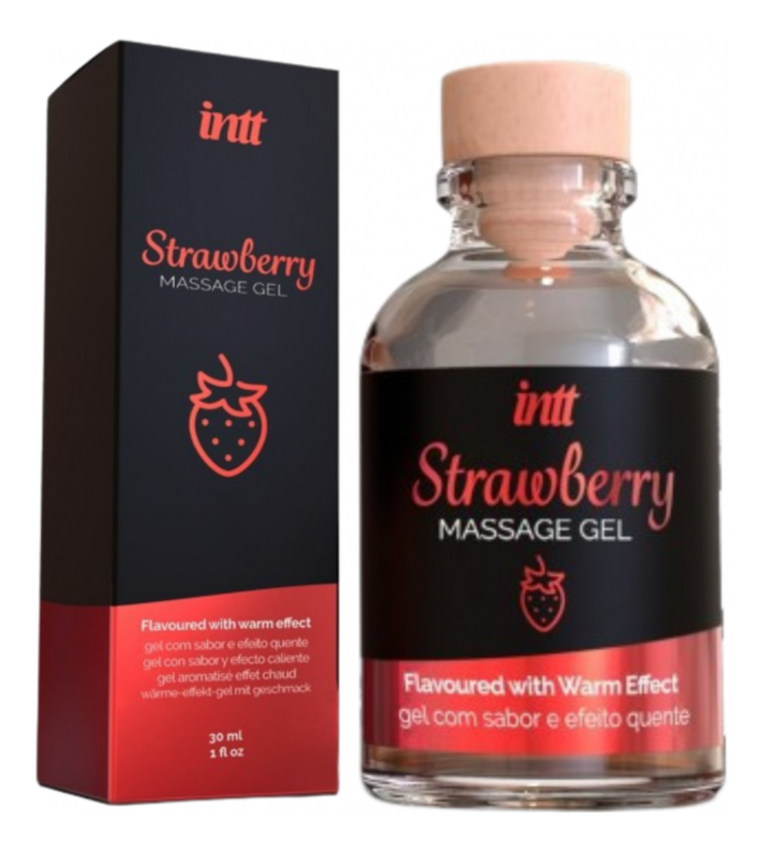 żel do masażu Strawberry