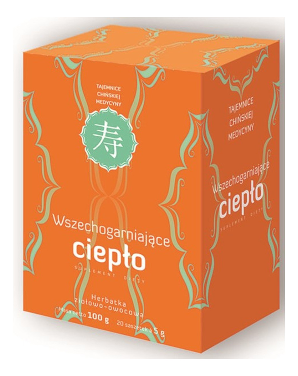 Wszechogarniające ciepło herbatka ziołowo-owocowa 20 saszetek