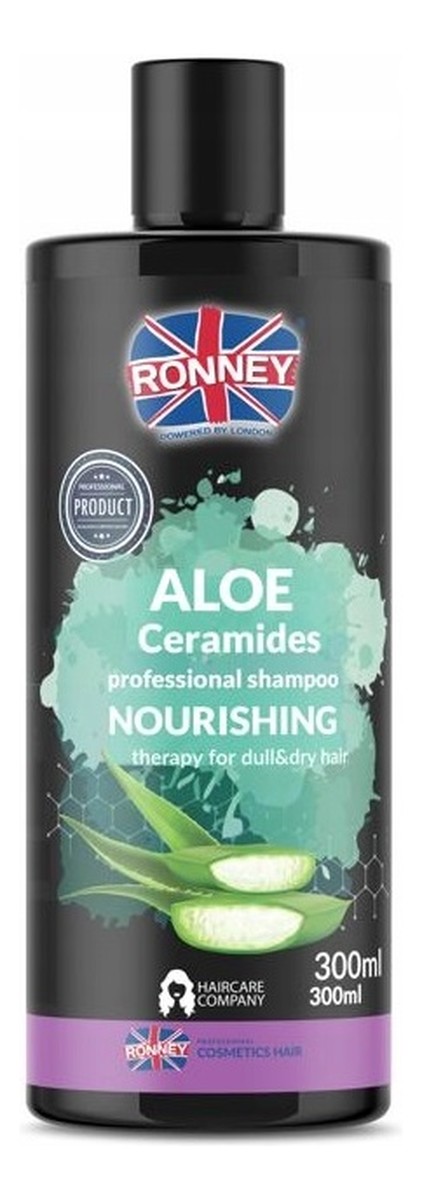 Aloe ceramides professional shampoo nourishing nawilżający szampon do włosów suchych i matowych