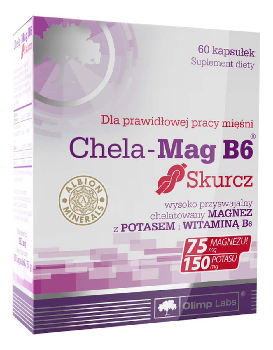 Chela-Mag B6 Skurcz suplement diety 60 kapsułek