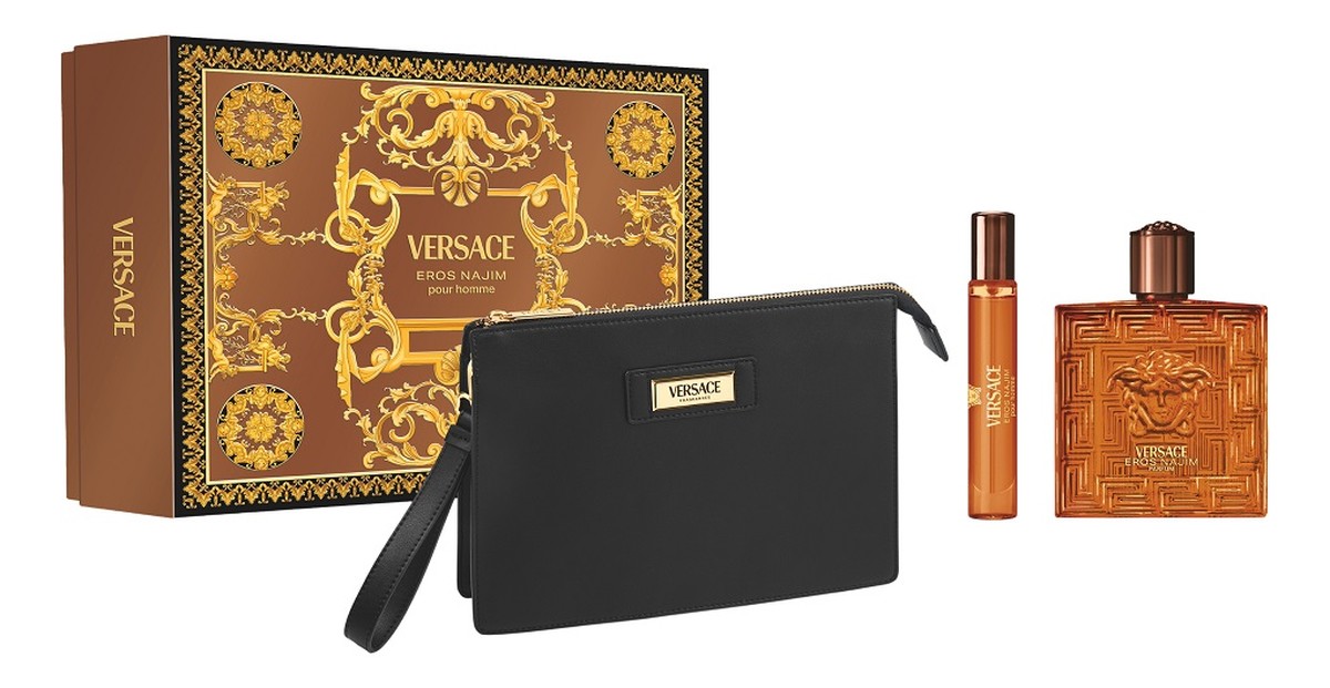 zestaw perfumy spray 100ml + perfumy spray 10ml + kosmetyczka