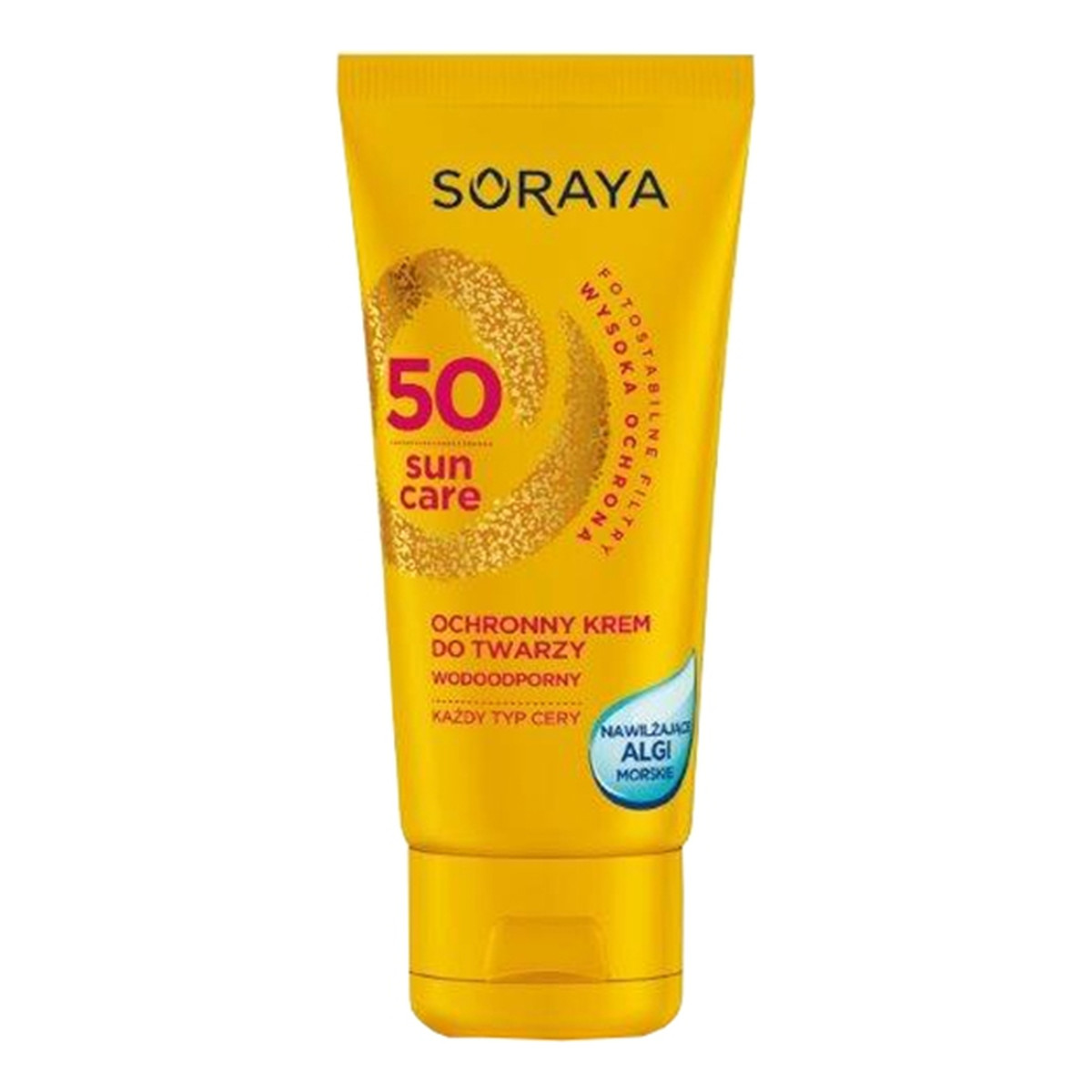 Soraya Sun Care Wodoodporny ochronny krem do twarzy nawilżające algi SPF 50 50ml