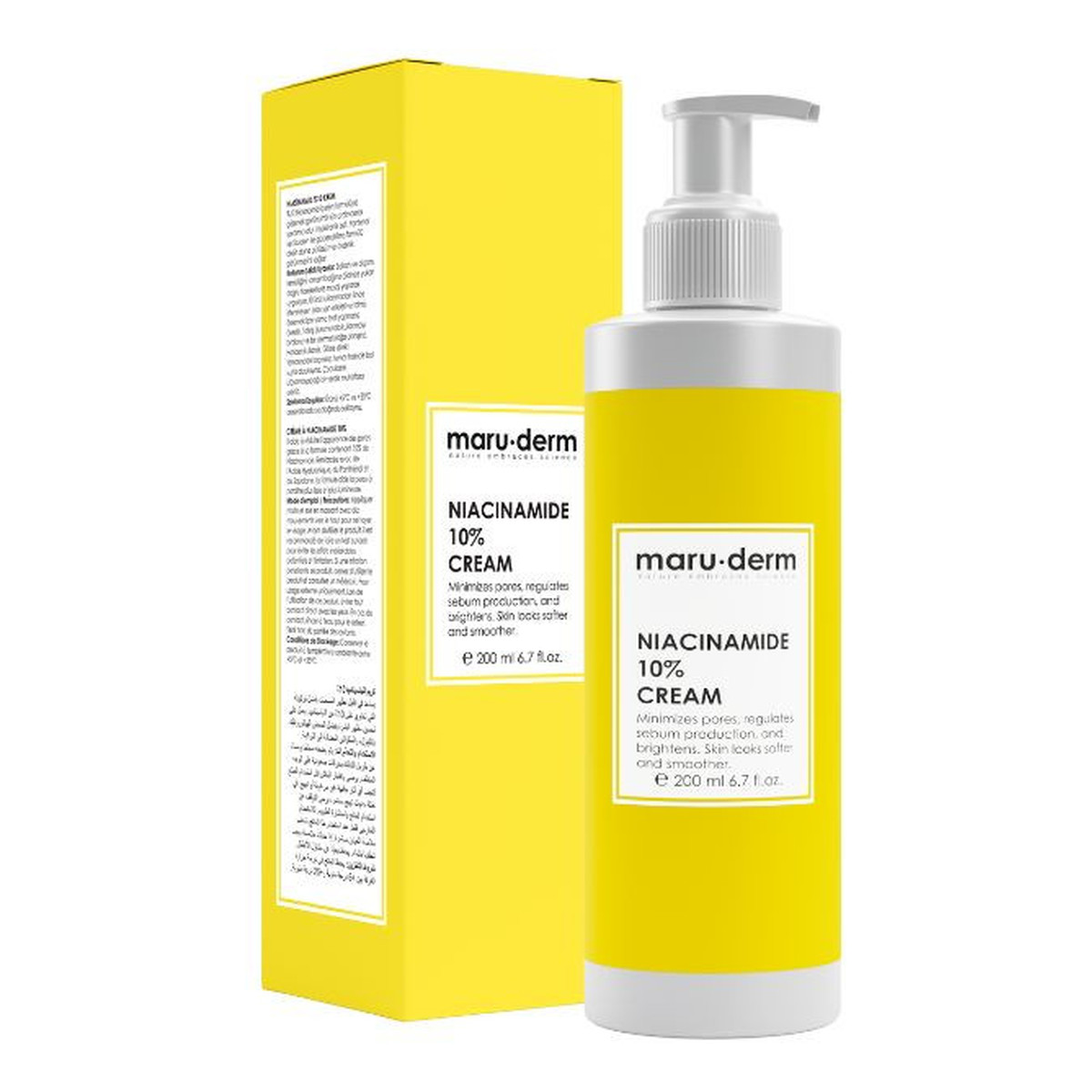 Maru-Derm Krem ​​do twarzy z niacynamidem 10% 200ml