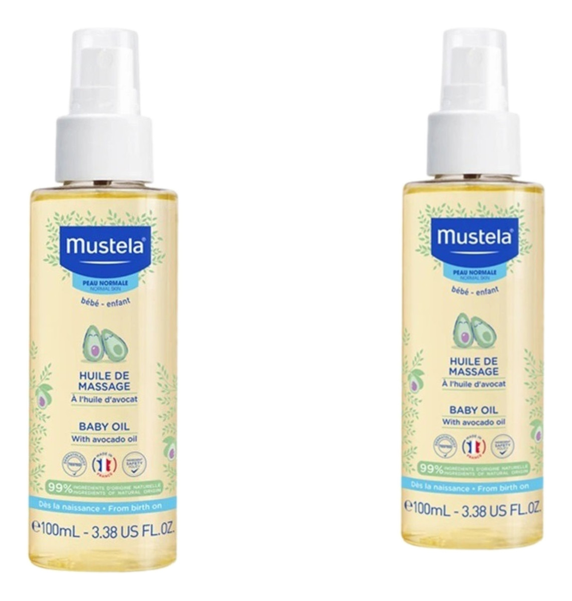 Olejek do masażu dla dzieci 2x100ml