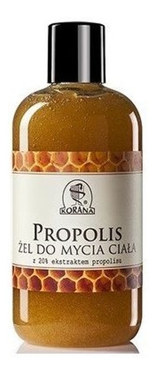 żel do mycia ciała z 20% ekstraktem propolisu