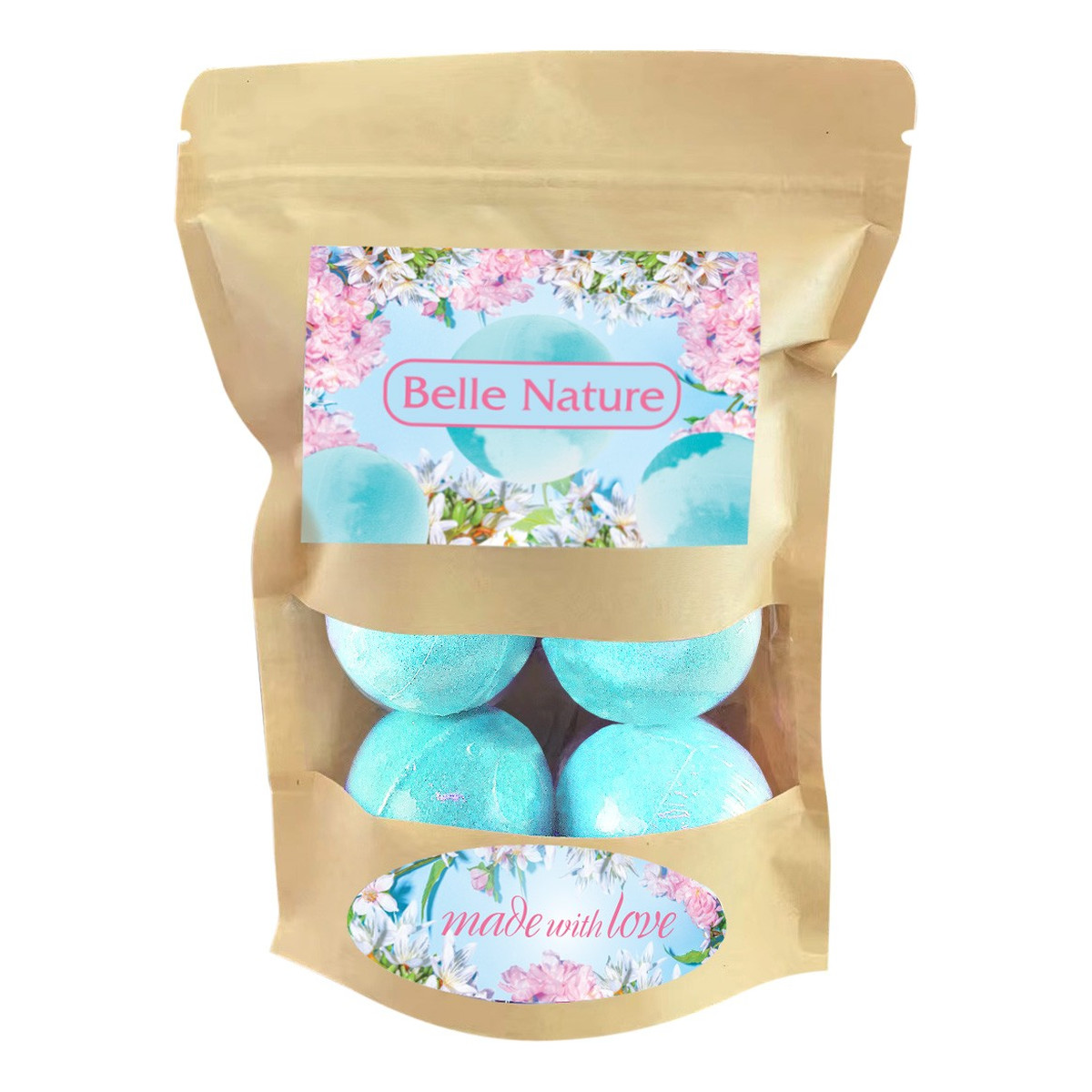 Chlapu Chlap Belle nature kule d/kąp 6x50g wiosenny jaśmin 300g