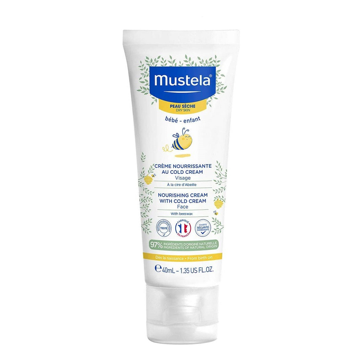 Mustela Nourishing Cream With Cold Cream nawilżający i relaksujący krem dla dzieci 40ml