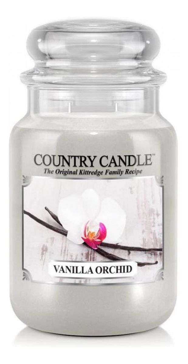Duża świeca zapachowa z dwoma knotami vanilla orchid