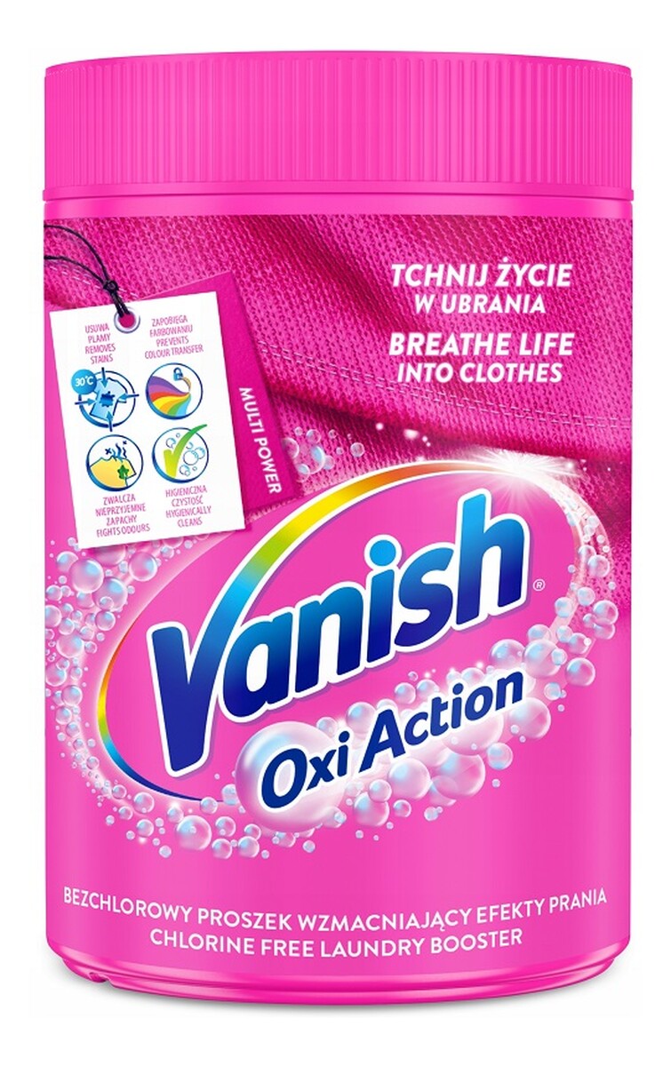 Oxi action odplamiacz do tkanin w proszku