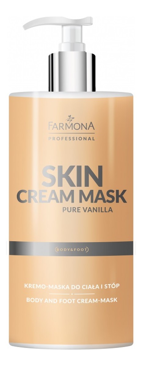 Skin Cream Mask Pure Vanilla kremo-maska do ciała i stóp
