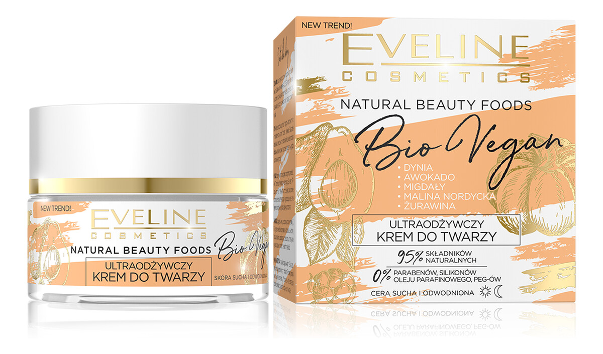 Foods Bio Vegan ultraodżywczy krem do twarzy do cery suchej i odwodnionej