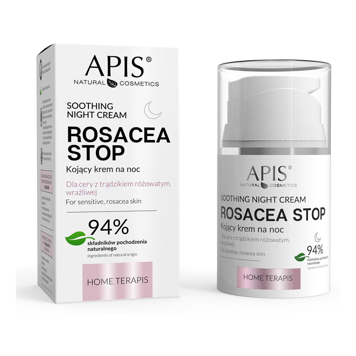 Apis Rosacea-Stop Krem kojący na noc do cery z trądzikiem różowatym i wrażliwej 50ml