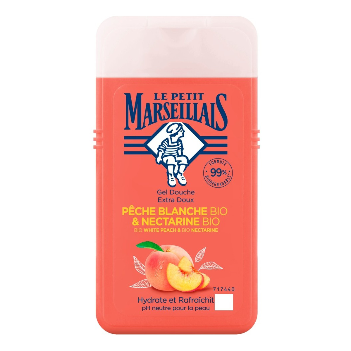 Le Petit Marseillais Żel pod prysznic Bio Biała Brzoskwinia i Bio Nektarynka 250ml