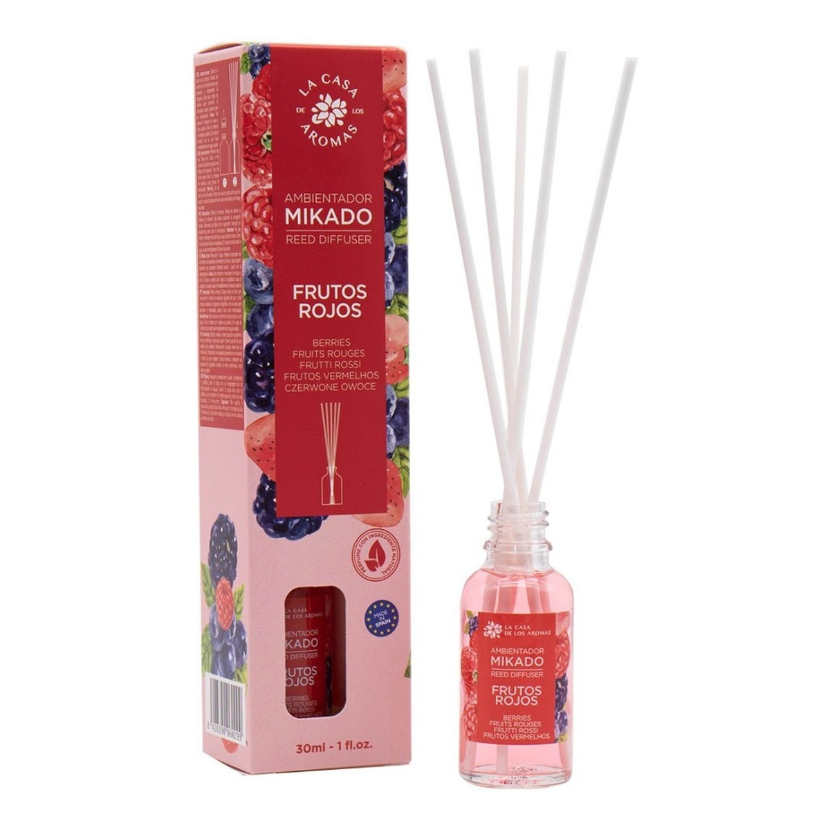 La Casa De Los Aromas Mikado patyczki zapachowe czerwone owoce 30ml