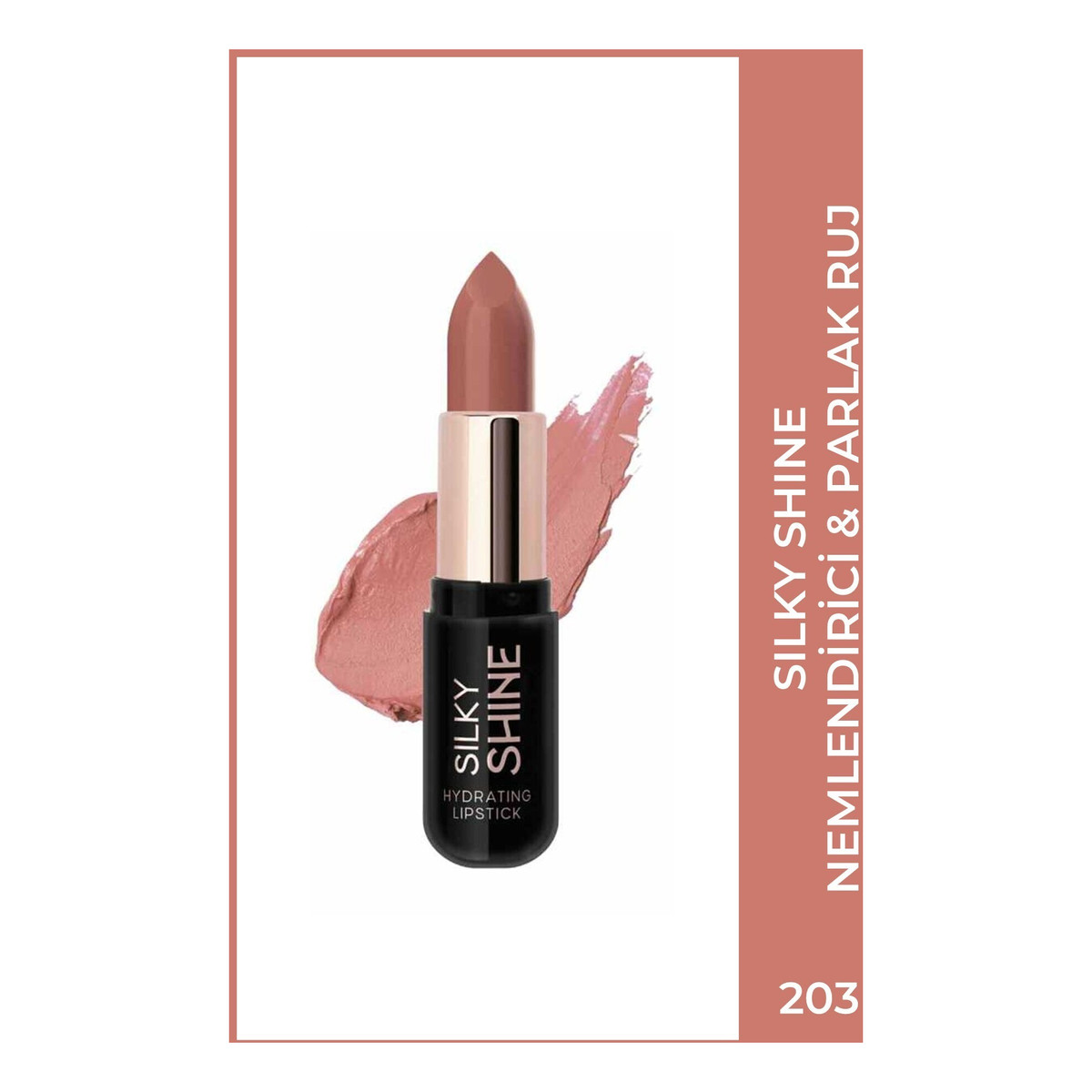 Golden Rose Silky Shine Hydrating Lipstick Nawilżająca pomadka do ust 4.2g