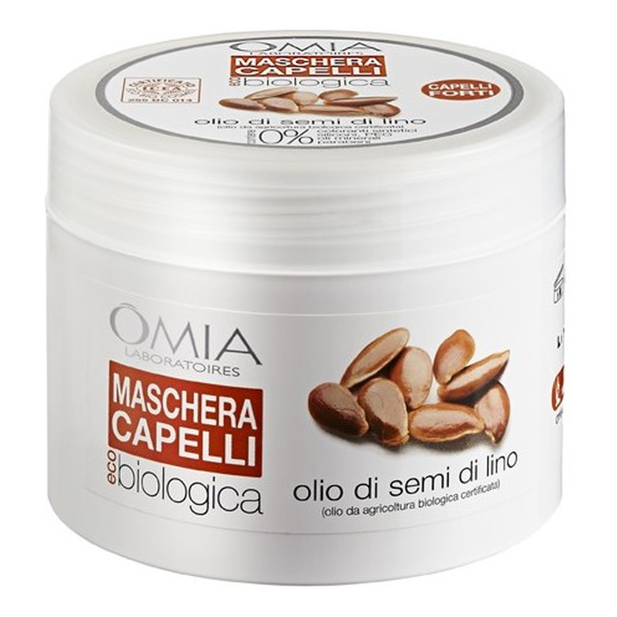 OMIA Laboratoires Maska do Włosów z Olejkiem z Siemienia Lnianego 250ml