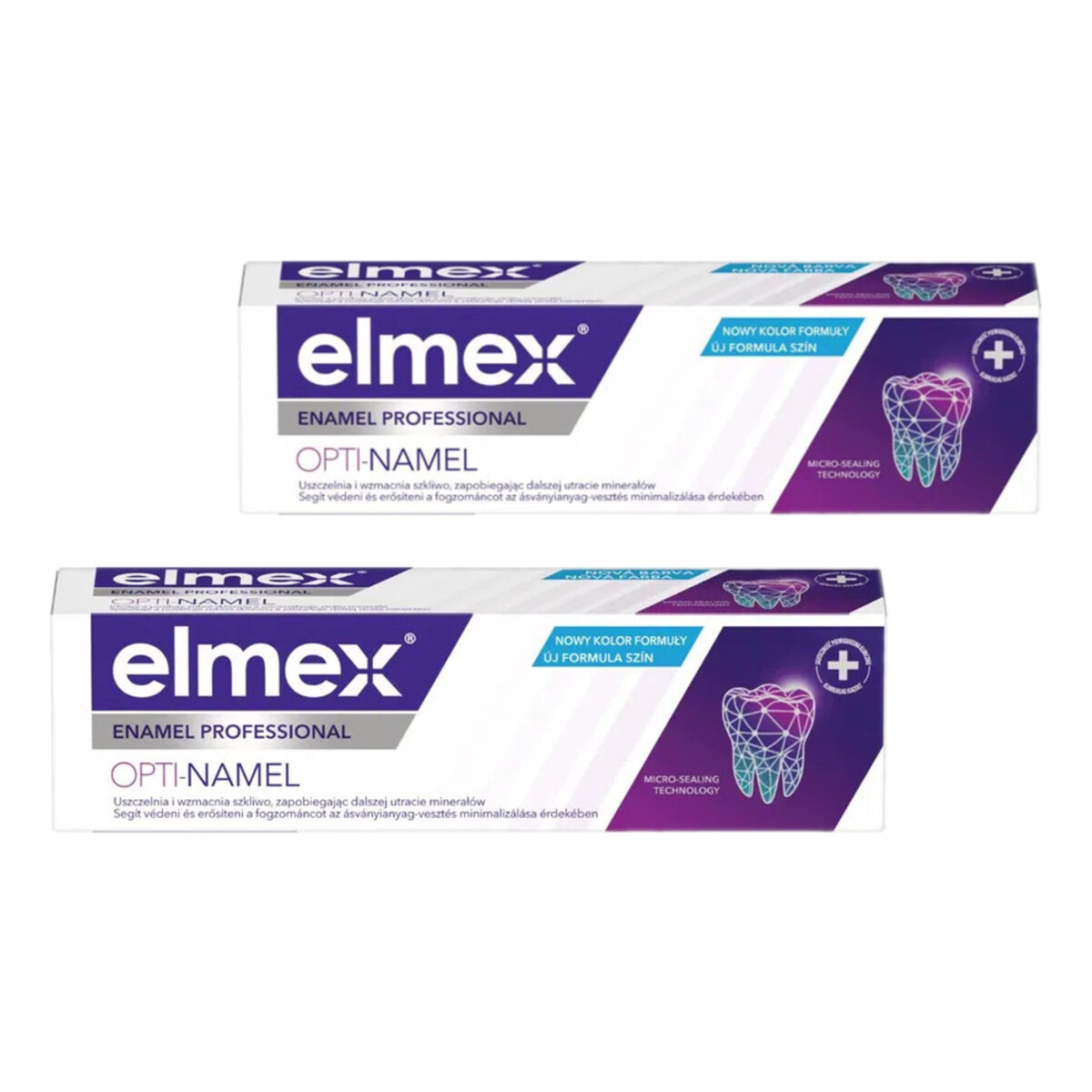 elmex Profesjonalna Ochrona Szkliwa Pasta do zębów 2x75ml