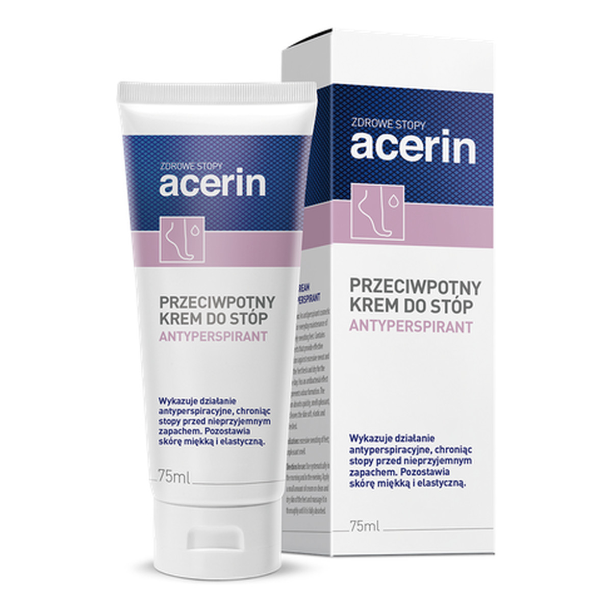 Acerin Zdrowe Stopy Perspirant Krem Przeciwpotny Do Stóp 75ml