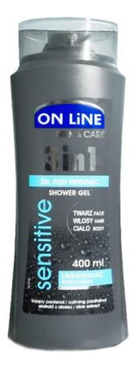 Żel pod prysznic dla mężczyzn Sensitive 3w1