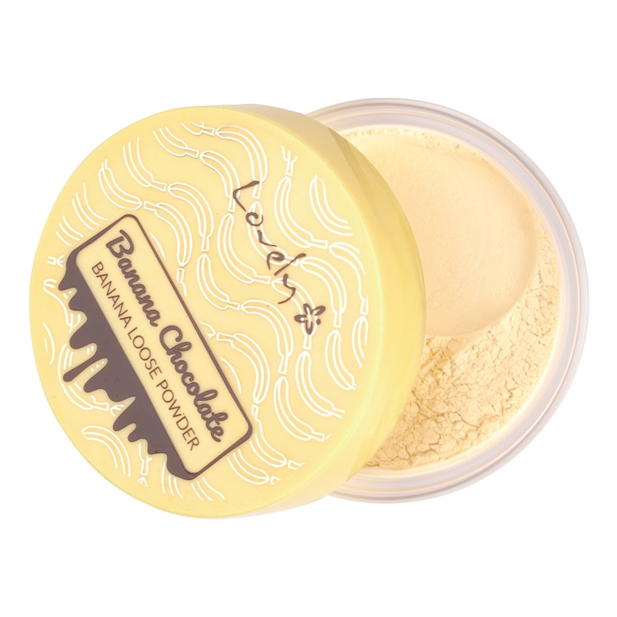 Lovely Creamy Chocolate Loose Powder Czekoladowy matowy puder brązujący do twarzy i ciała z ekstraktem z Nasion Kakao 8g