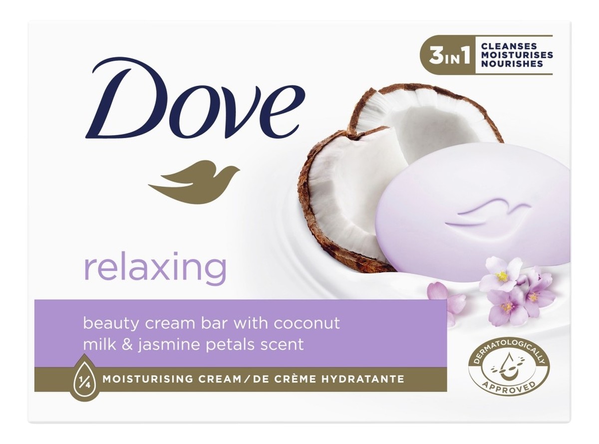 Relaksujące Mydło w kostce 3in1 - Coconut Milk & Jasmine