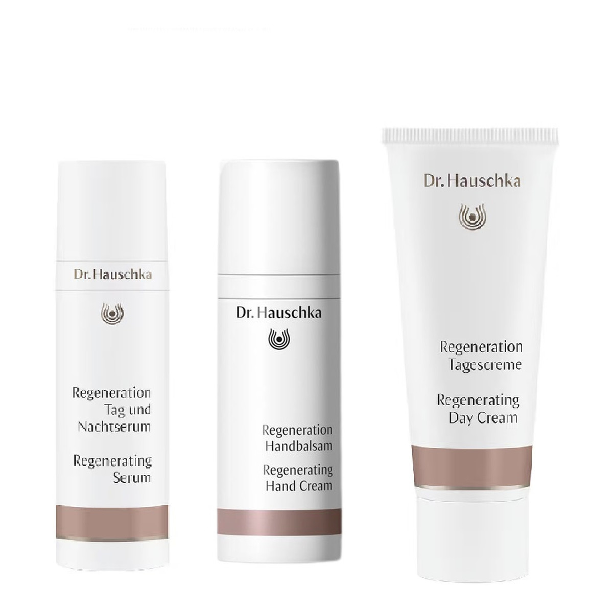 Dr. Hauschka Beautiful You To Mature Skin Zestaw krem regenerujący na dzień 40ml + regenerujący krem do rąk 50ml + serum regenerujące 30ml